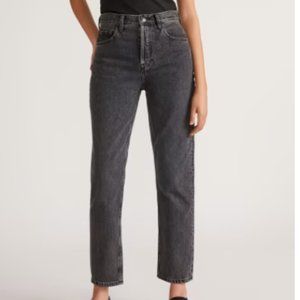 EVERLANE 90's Cheeky Cigarette Jeans‎ in Black